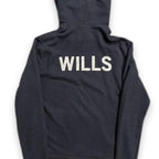 Vintage Jack Wills Thurlby back graphic overhead hoodie in navy