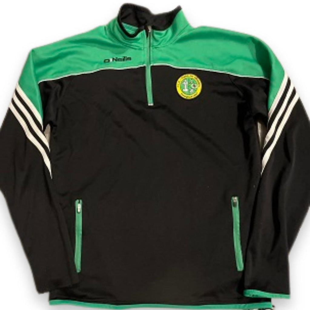 Vintage 1/4 Zip up O'Neill black and green sweatshirt