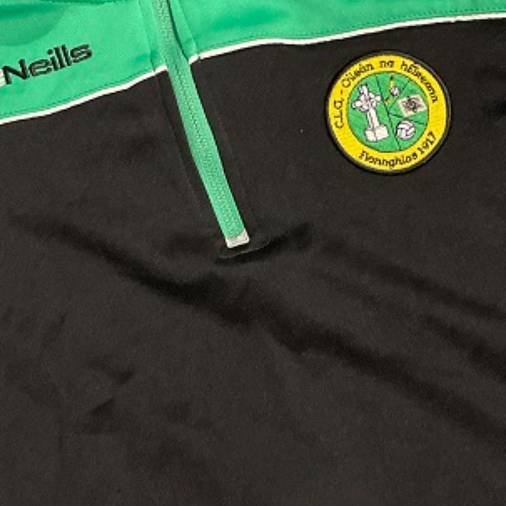 Vintage 1/4 Zip up O'Neill black and green sweatshirt