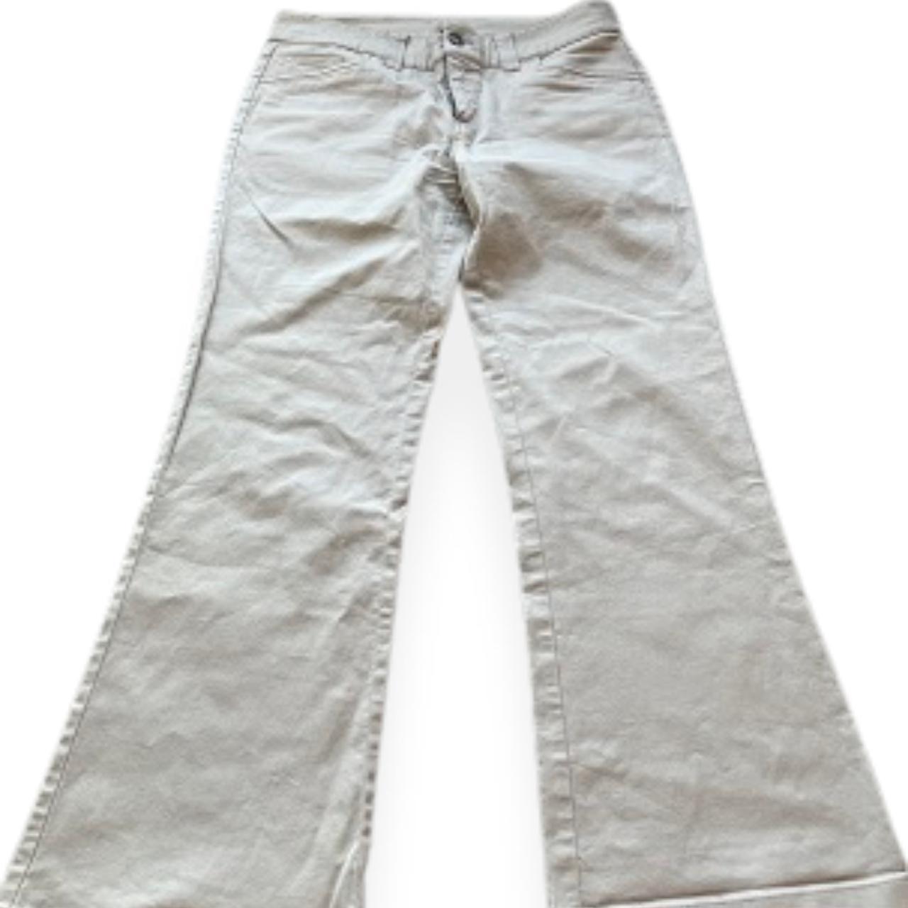 Vintage Patagonia Organic women"s bootcut cream trouser