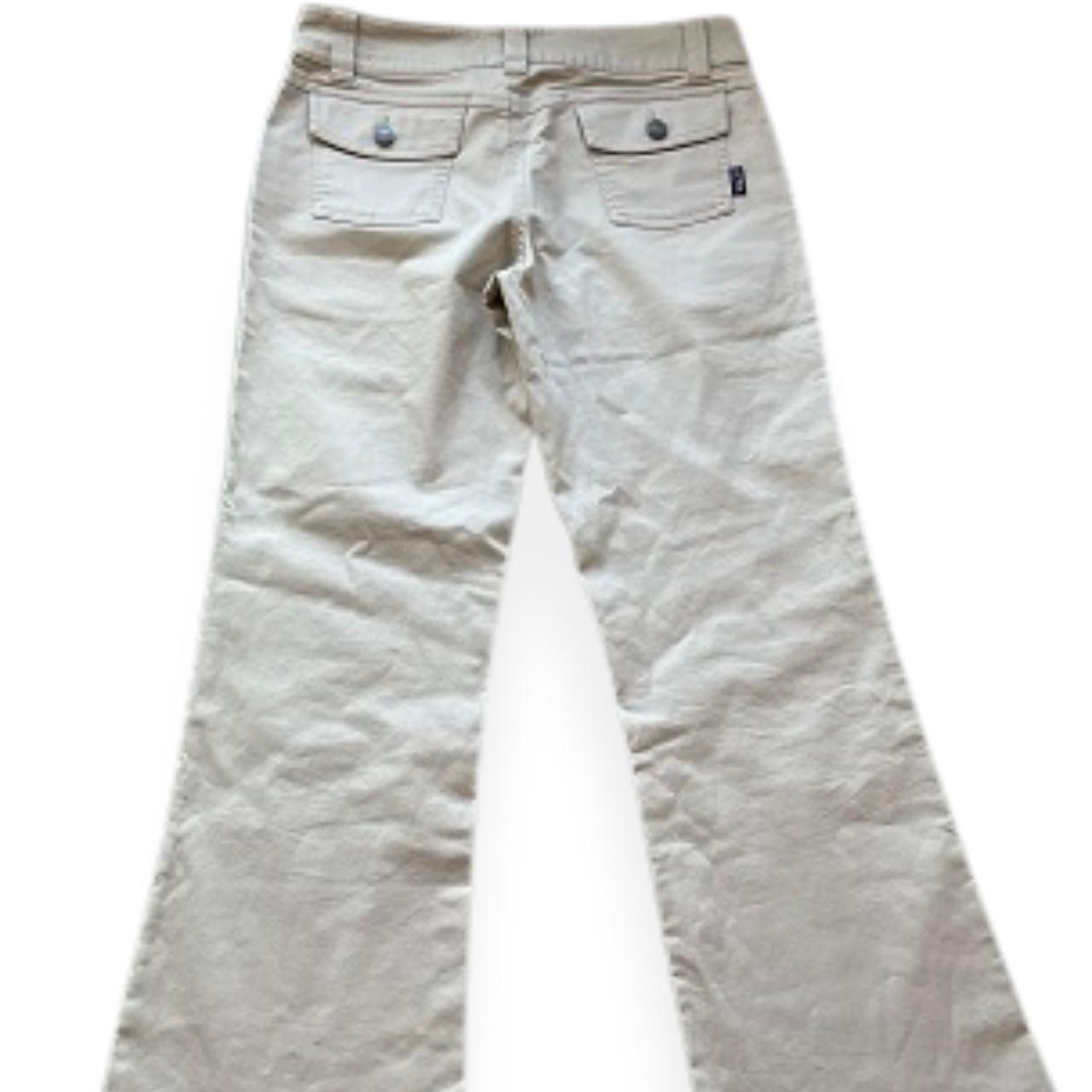 Vintage Patagonia Organic women"s bootcut cream trouser