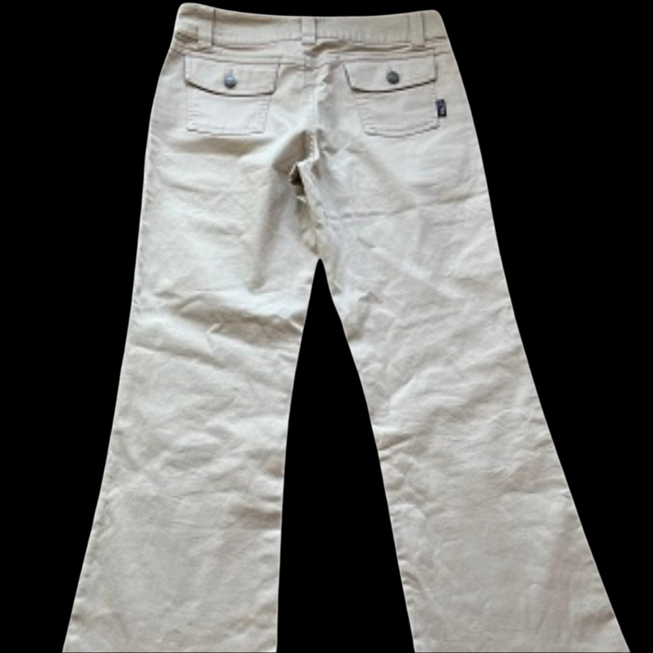 Vintage Patagonia Organic women"s bootcut cream trouser