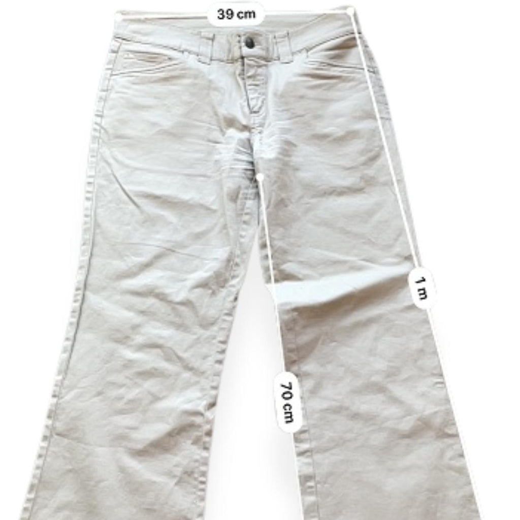Vintage Patagonia Organic women"s bootcut cream trouser