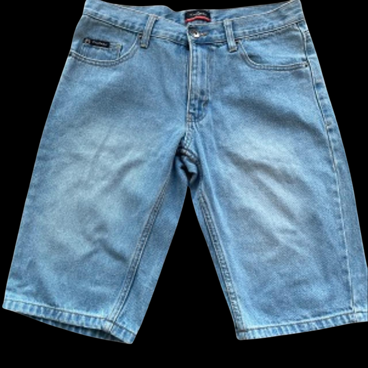 Vintage Pierre Cardin blue mens denim short size XS
