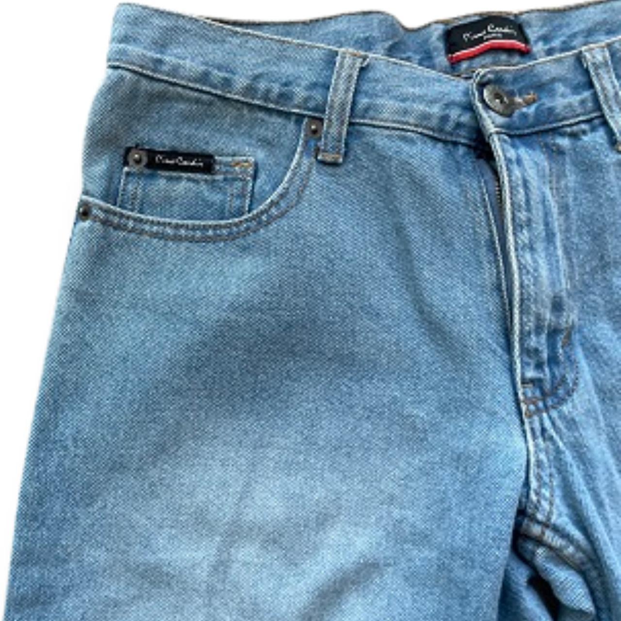 Vintage Pierre Cardin blue mens denim short size XS