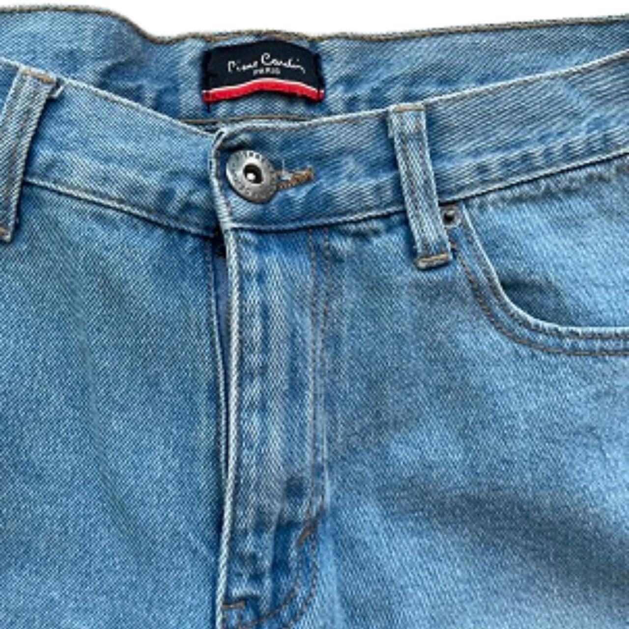 Vintage Pierre Cardin blue mens denim short size XS