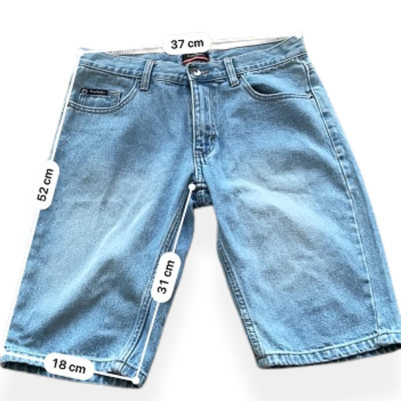 Vintage Pierre Cardin blue mens denim short size XS
