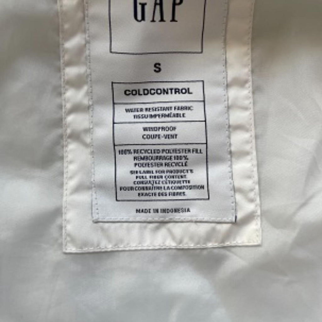 Vintage Gap puffer bomber sleeveless jacket size S