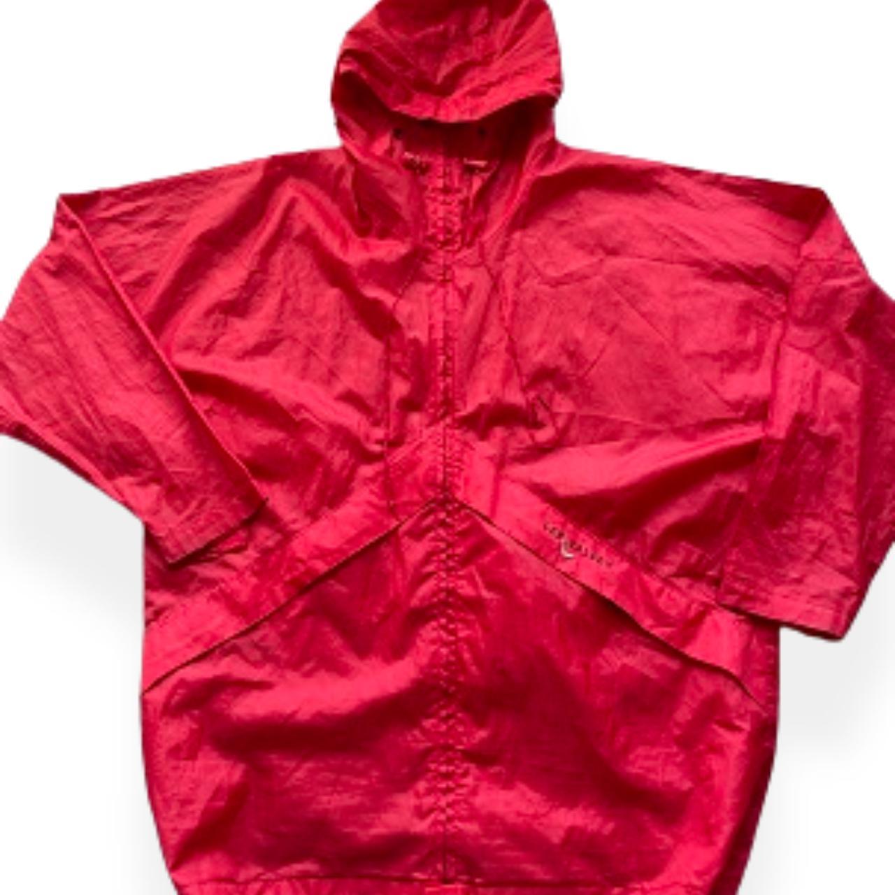 Vintage Lee Valley Mac red rain coat jacket