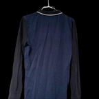 Vintage Lacoste Mens Long Sleeve Heavy Pique Semi-Fancy Polo Shirt