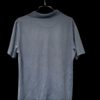 Vintage Vanheusen mens stripped grey polo shirt size S