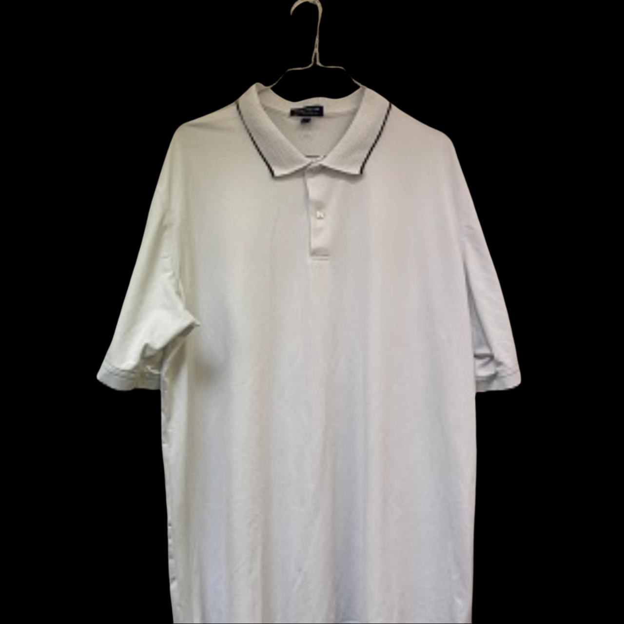Vintage Peters Millar white men's polo shirt size XXL