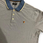 Vintage Jack & jones mens blue premium polo shirt