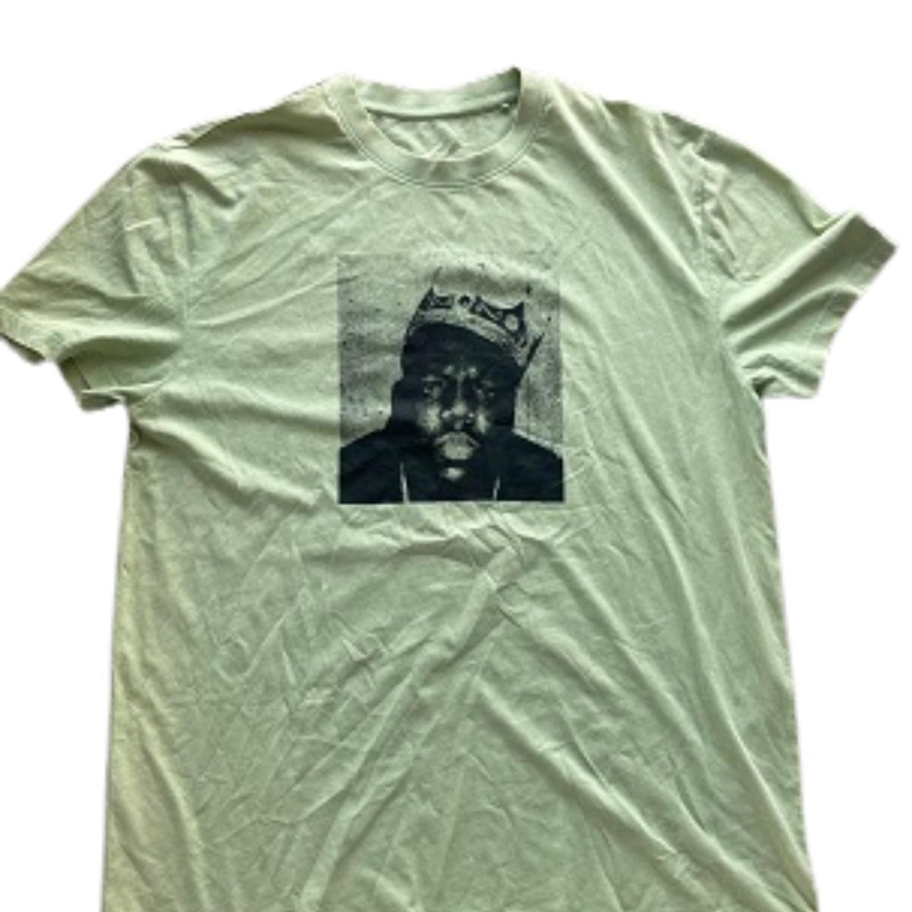 Vintage Notorious B.I.G the ready to die tour graphics yellow large tshirt