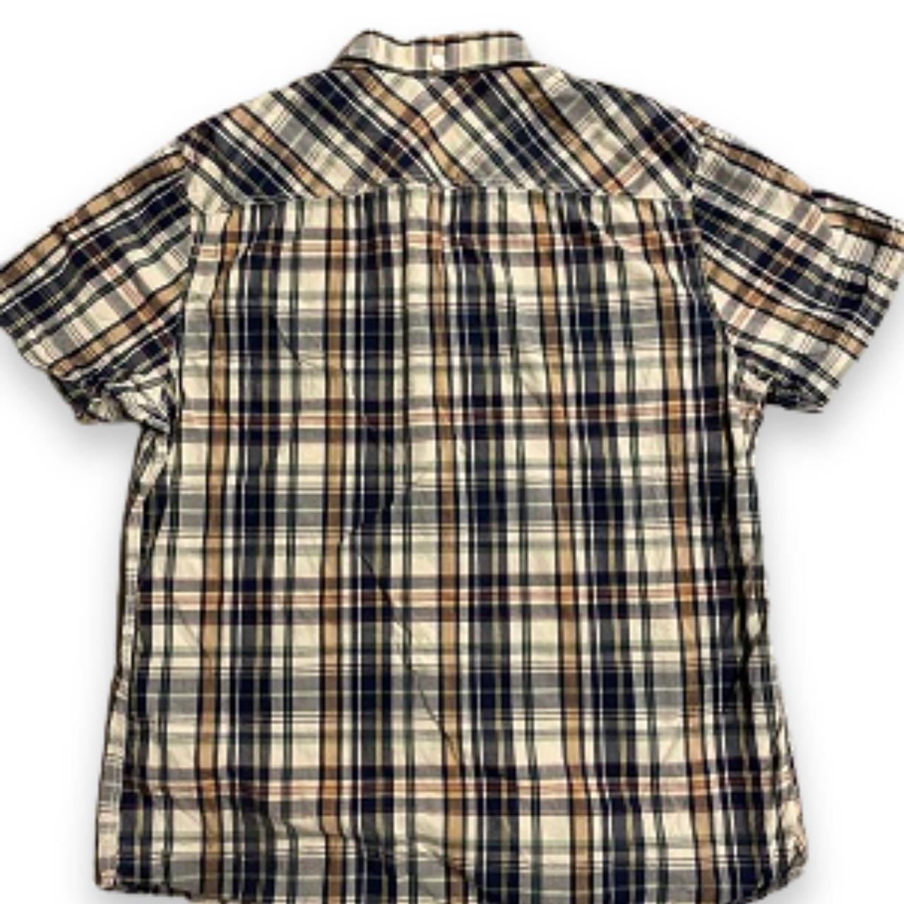 Vintage Regular Fit Washed Poplin Check Short Sleeve Shirt