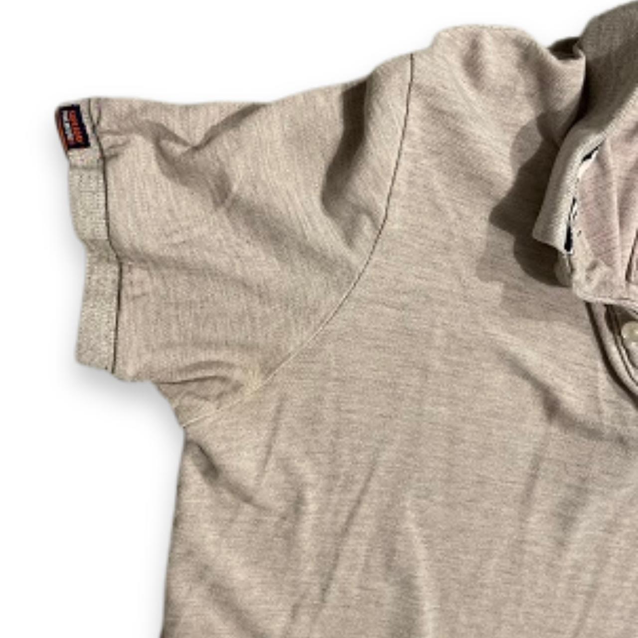 Vintage Mens Superdry premium grey polo shirt size XL