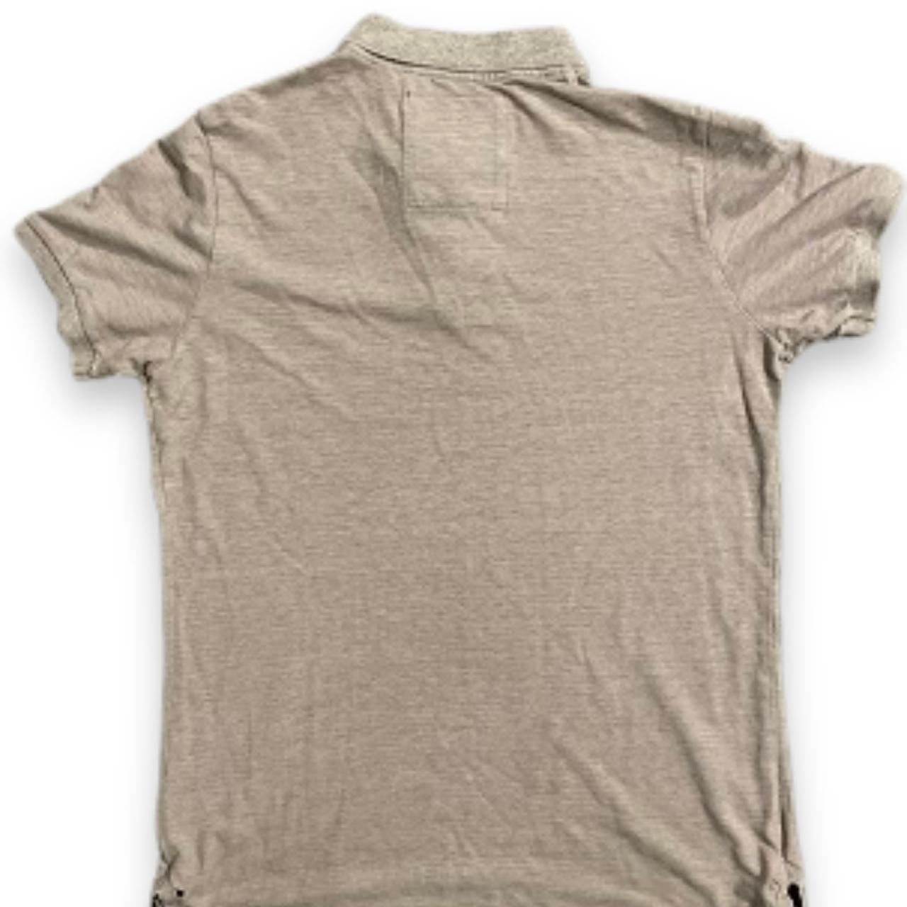 Vintage Mens Superdry premium grey polo shirt size XL