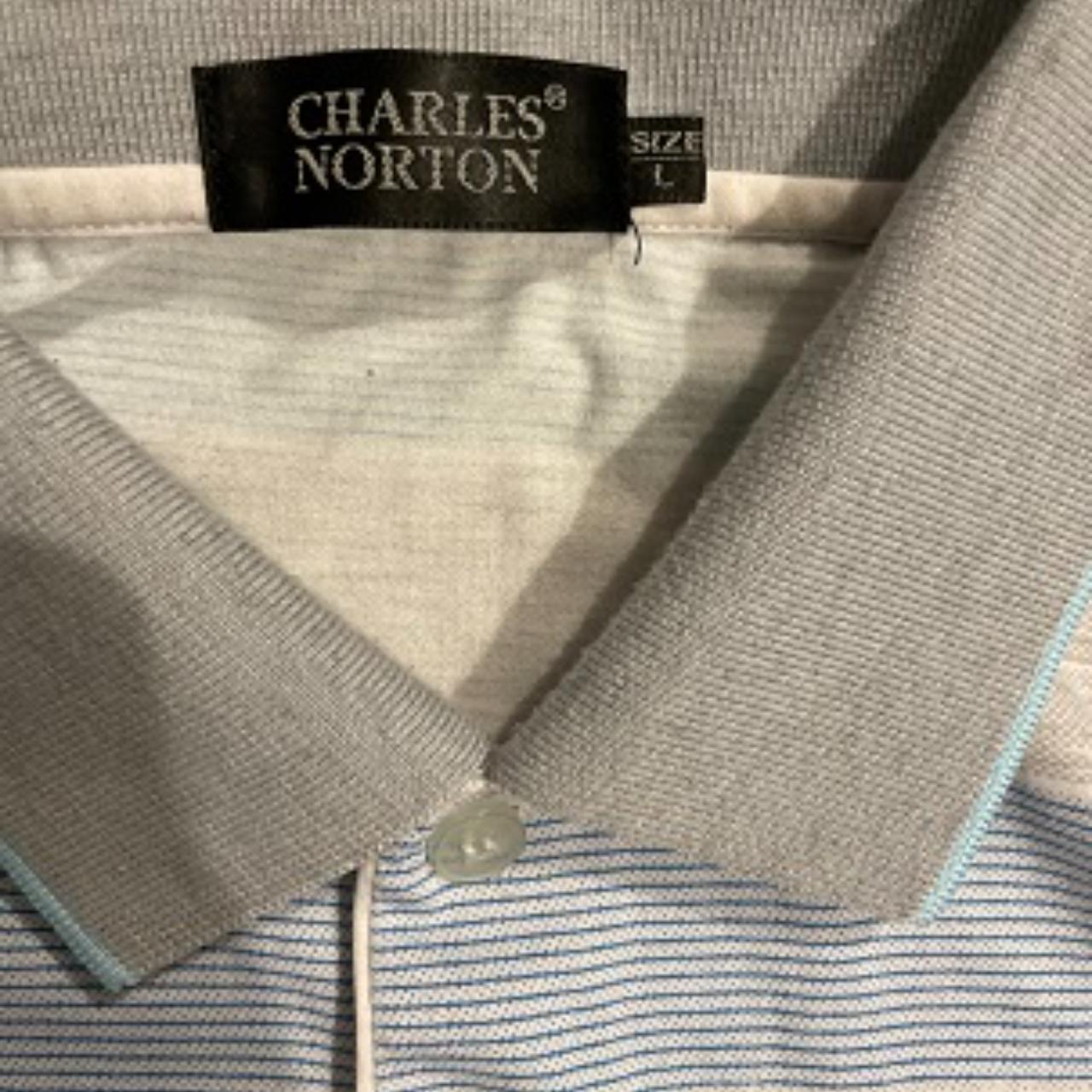 Vintage Charles Norton Multistripe Polo Shirt