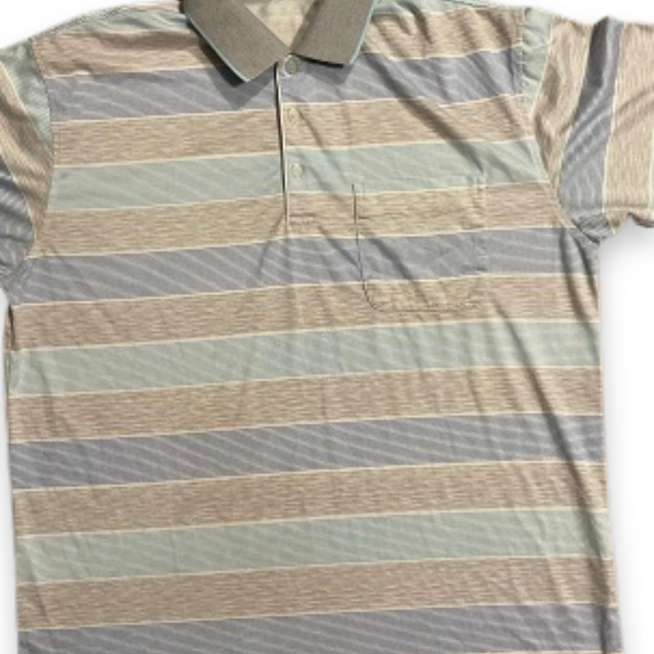 Vintage Charles Norton Multistripe Polo Shirt