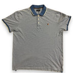 Vintage Jack & jones mens blue premium polo shirt