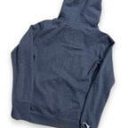 Vintage blue real superdry co print large hoodie