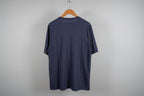 
Puma men's regular fit graphic logo crew neck t-shirt in a dark blue/grey heather color SIZE 3XL SKU7340