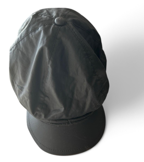 SEEBERGER black Faux Leather Insulated With Adjustable Strap #sku 6817