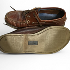 BLUE HARBOUR MEN'S BROWN LEATHER LACE UP LOAFER SHOES SIZE UK 9 EU 43/44VGC SKU 6745