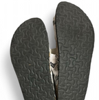 BJORNDAL Womens Fun black & white  Floral Sandals  - Sz 39 8.5 SKU 6748