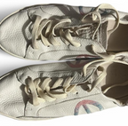 Women's Soludos Ibiza Platform Casual white leather Sneakers  Size 6 UK 6 6750