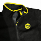 Borussia Dortmund fleeced Men Puma Football Tracksuit full zip black  2XL 6759