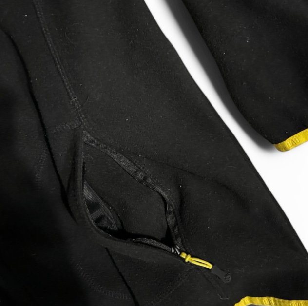 Borussia Dortmund fleeced Men Puma Football Tracksuit full zip black  2XL 6759
