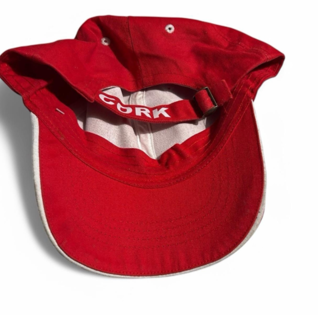 VINTAGE MEN Red Cork GAA OFFICIAL ALL IRELAND  BASEBALL CAPS  SKU 6778