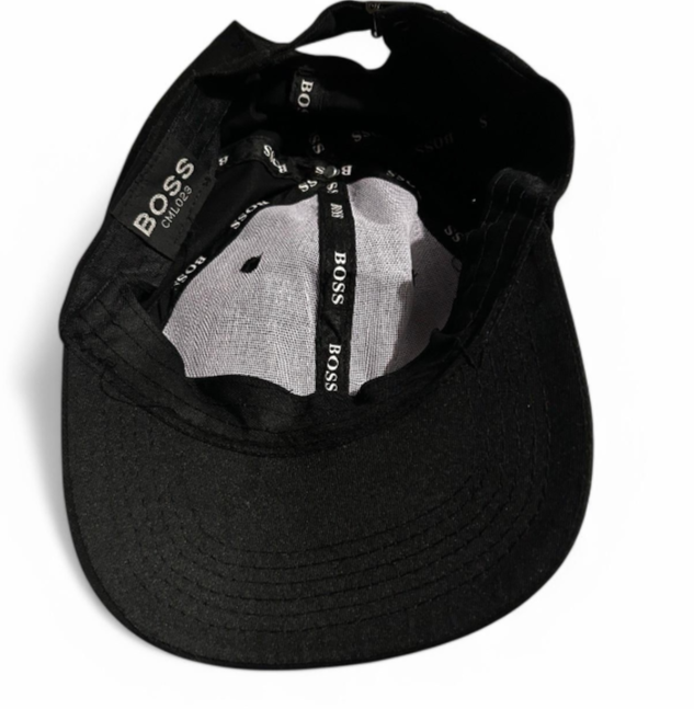 Vintage Hugo Boss Men's Hat Black Baseball Cap  simple Design SKU 6779