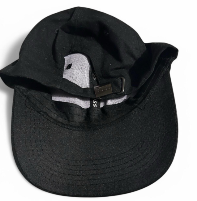 Vintage Hugo Boss Men's Hat Black Baseball Cap  simple Design SKU 6779