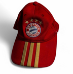 Vintage men FC Bayern Munchen Germany Strap back cap Red Adidas Football SKU6790