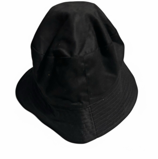 Vintage Black bucket hat with adjustable strap #summeraccessories sku 6792