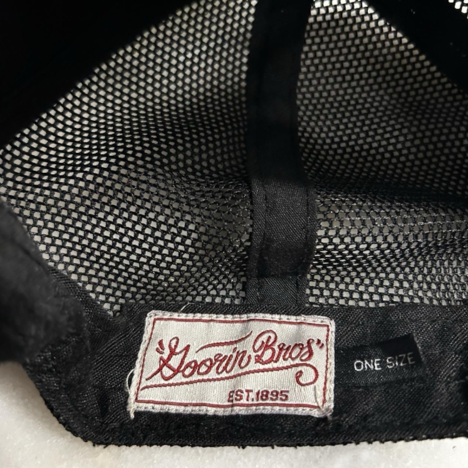 Goorin Bros Animal Farm black Trucker Snapback  Cap Aguila Eagle Bird Moss 6793