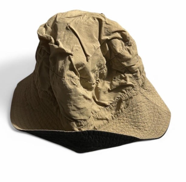Men's Tan bucket reversible hat with a relaxed boho vibe #festivalvibes sku 6798