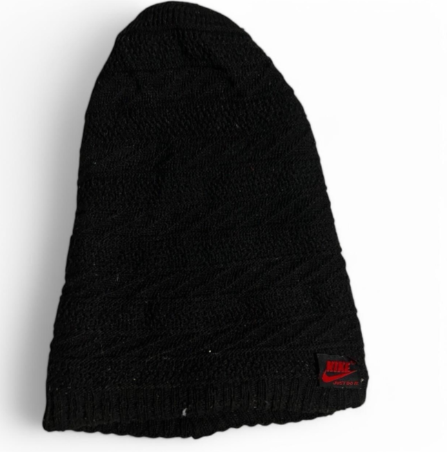 Vintage men's Nike black beanie hat sku 6800