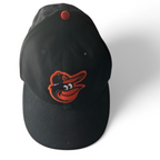 Men's Baltimore Orioles baseball black New Era 9fifty genuine merchandise  Giveaway Bird Logo crest SKU 6810