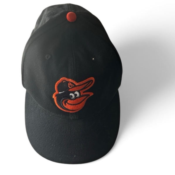 Men's Baltimore Orioles baseball black New Era 9fifty genuine merchandise  Giveaway Bird Logo crest SKU 6810