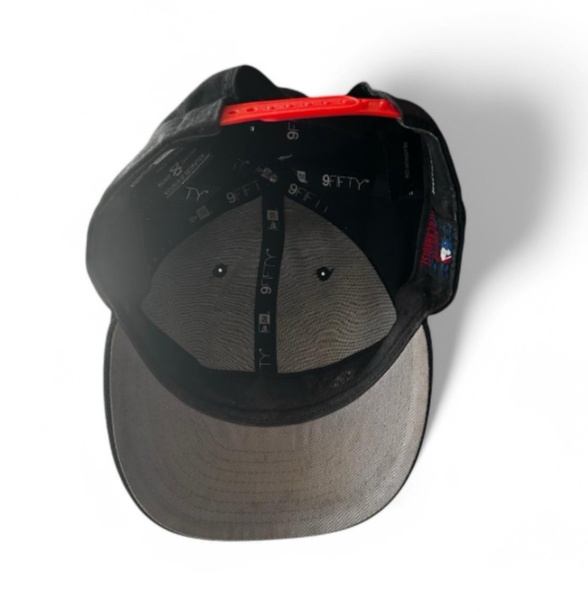 Men's Baltimore Orioles baseball black New Era 9fifty genuine merchandise  Giveaway Bird Logo crest SKU 6810