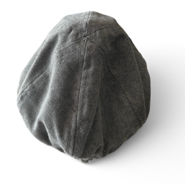 Vintage men Grey tweed flat cap hat #indie #retro sku 6812