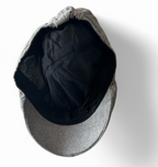 Vintage men Grey tweed flat cap hat #indie #retro sku 6812