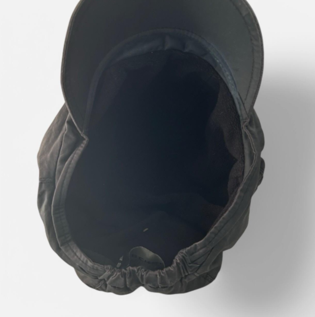 SEEBERGER black Faux Leather Insulated With Adjustable Strap #sku 6817