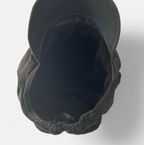 SEEBERGER black Faux Leather Insulated With Adjustable Strap #sku 6817