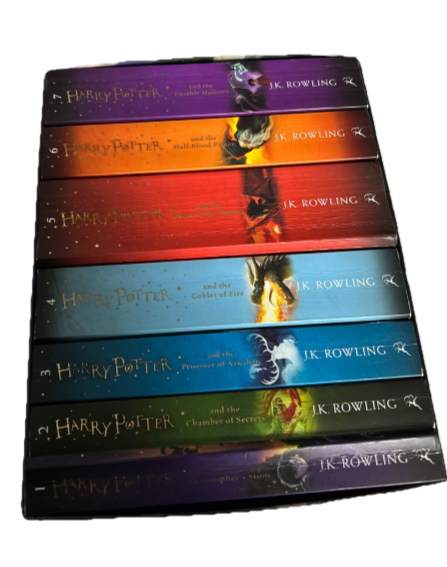 Harry Potter Series The Complete Collection Box Set 1-8 by J K Rowling SKU 6824