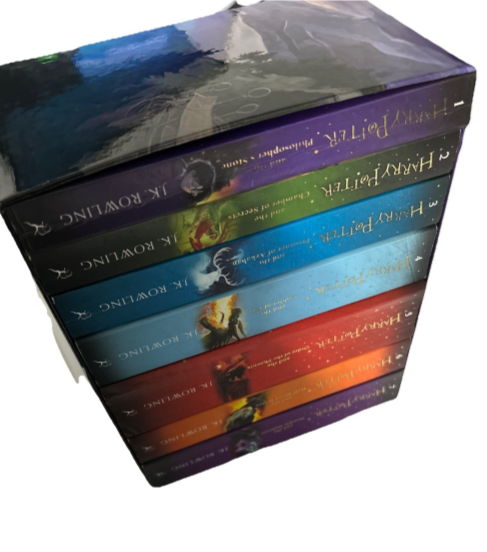 Harry Potter Series The Complete Collection Box Set 1-8 by J K Rowling SKU 6824