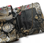 Ted Baker Opulant Oriental Jacquard Women’s Clutch Bag Black And Gold SKU 6831